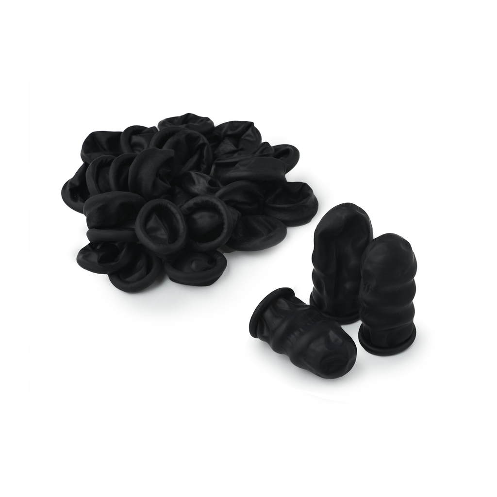 Black Finger Cots (Set of 30pcs)