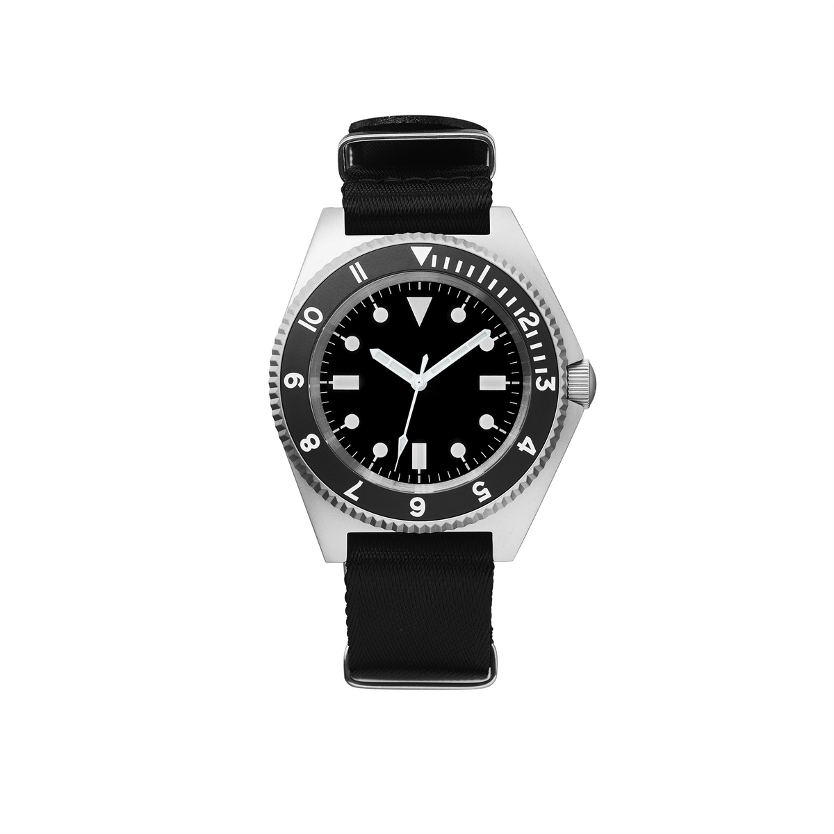 namo Nivada Grenchen Chronoking Mecaquartz with Interchangeable Bezel