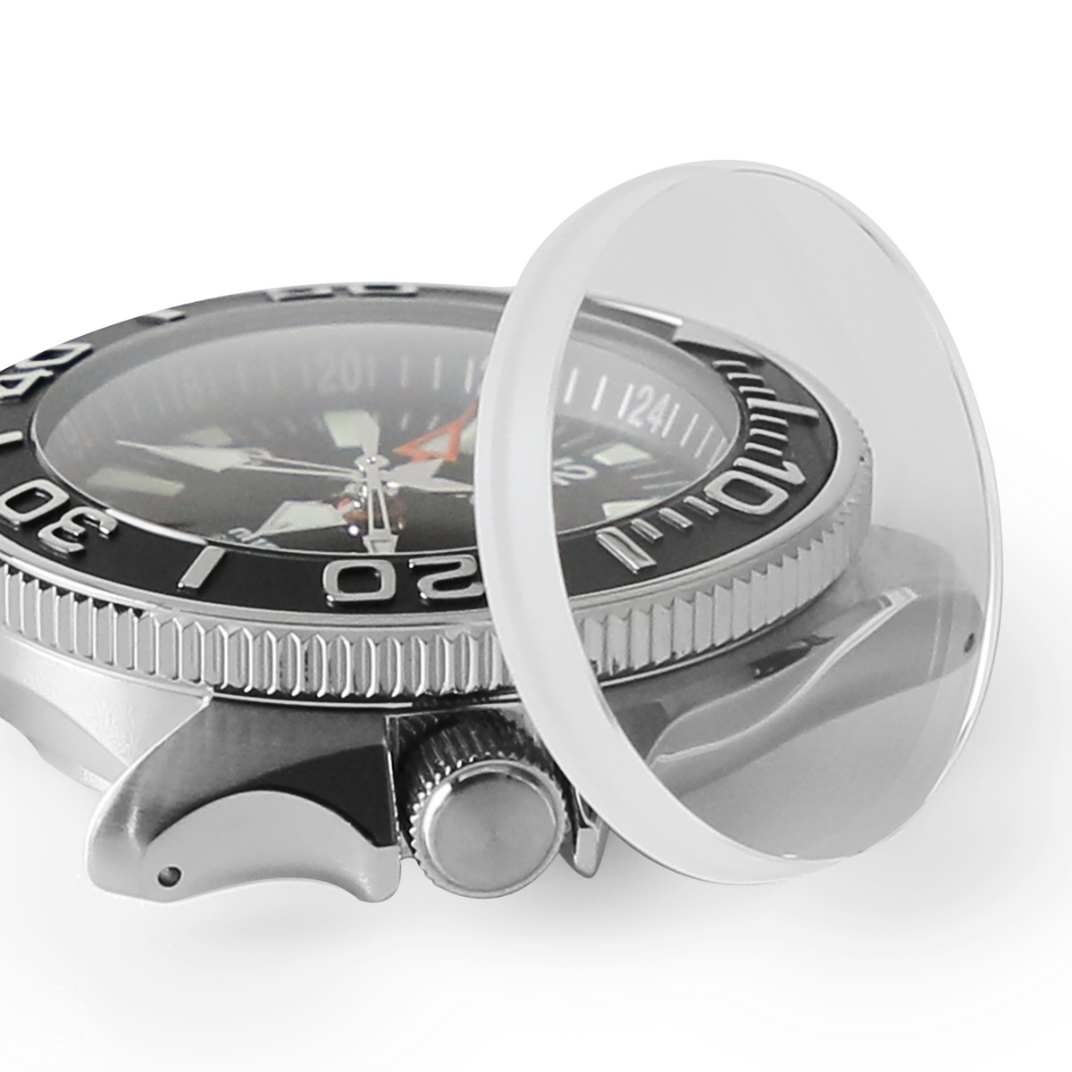 NMK354 - SSK Domed Sapphire Crystal for Sloped Inserts – namokiMODS