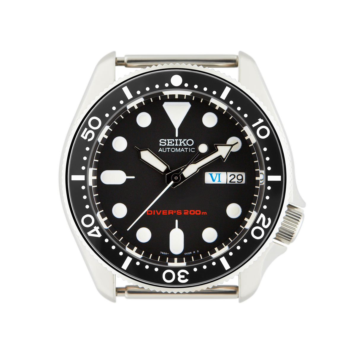 SKX007/SRPD Ceramic Bezel Insert: 62MAS style Black | namokiMODS