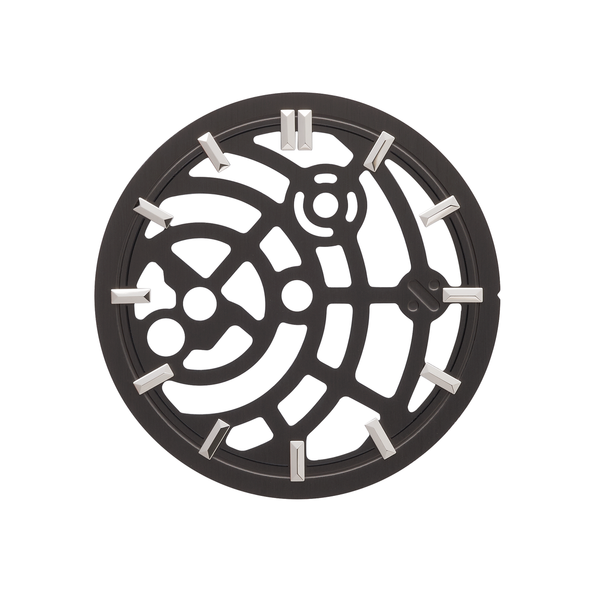 Watch Dial Skeleton Gunmetal namokiMODS