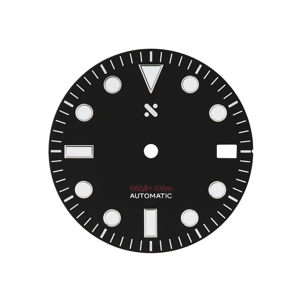 Watch Dial: Divemaster Black (Date Only)