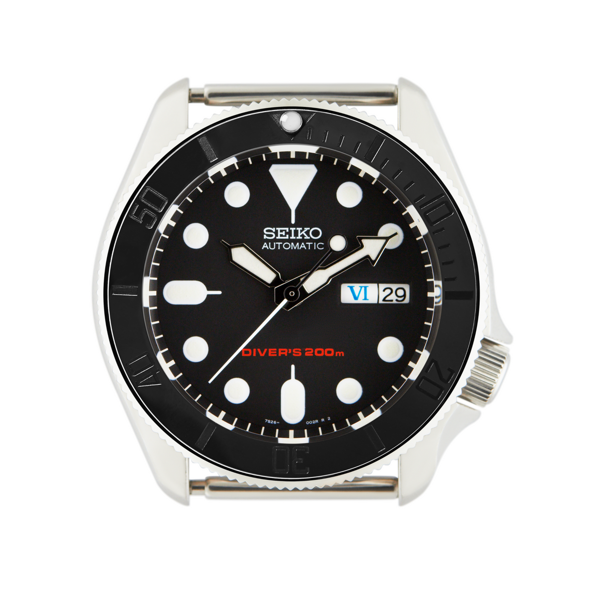 SKX007/SRPD Ceramic Bezel Insert: Sub style Stealth namokiMODS