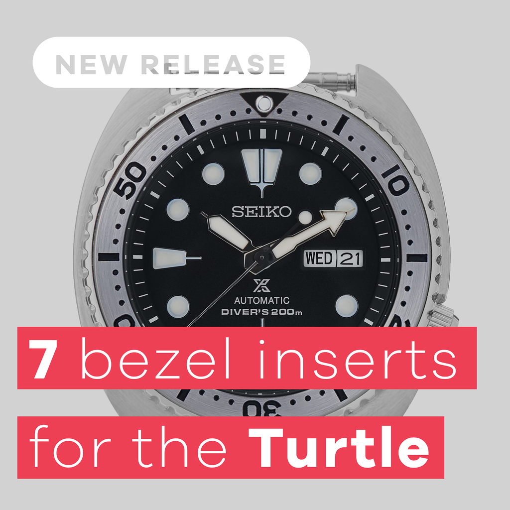 New Release: Bezel Inserts for the Seiko Turtle