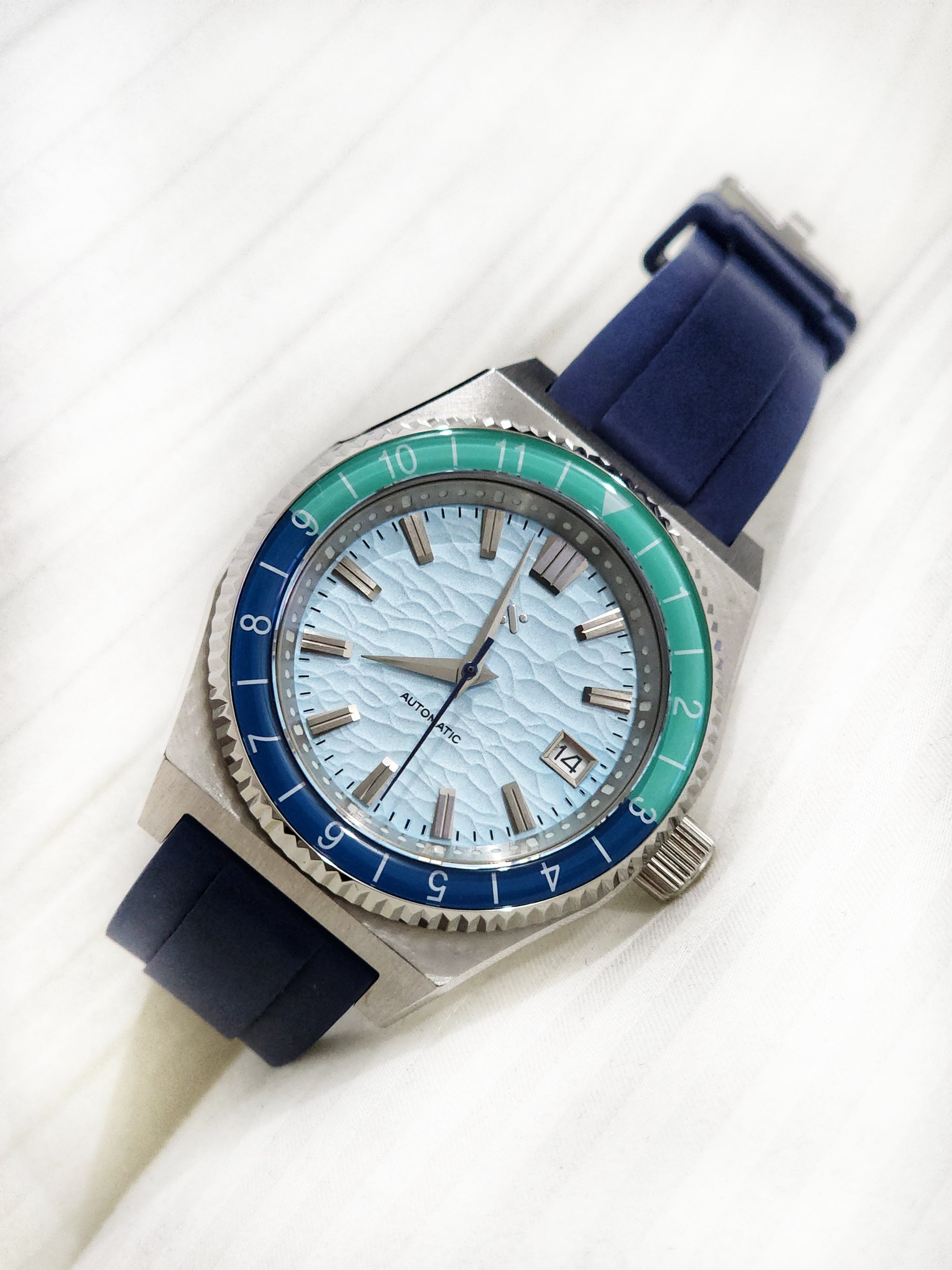 deuxieme classe NewJerseyFlare SK 38 レア NMK942 SKX007/SPRD Dive Case: Steel Finish – namokiMODS