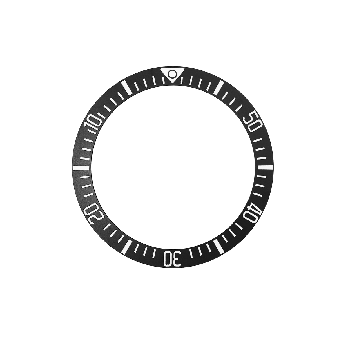 SKX007/SRPD Lumed Ceramic Bezel Insert: Countdown Style Matte