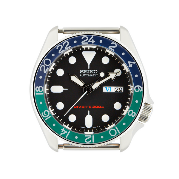 SKX007/SRPD Glass Bezel Insert: GMT Style Seafoam – namokiMODS