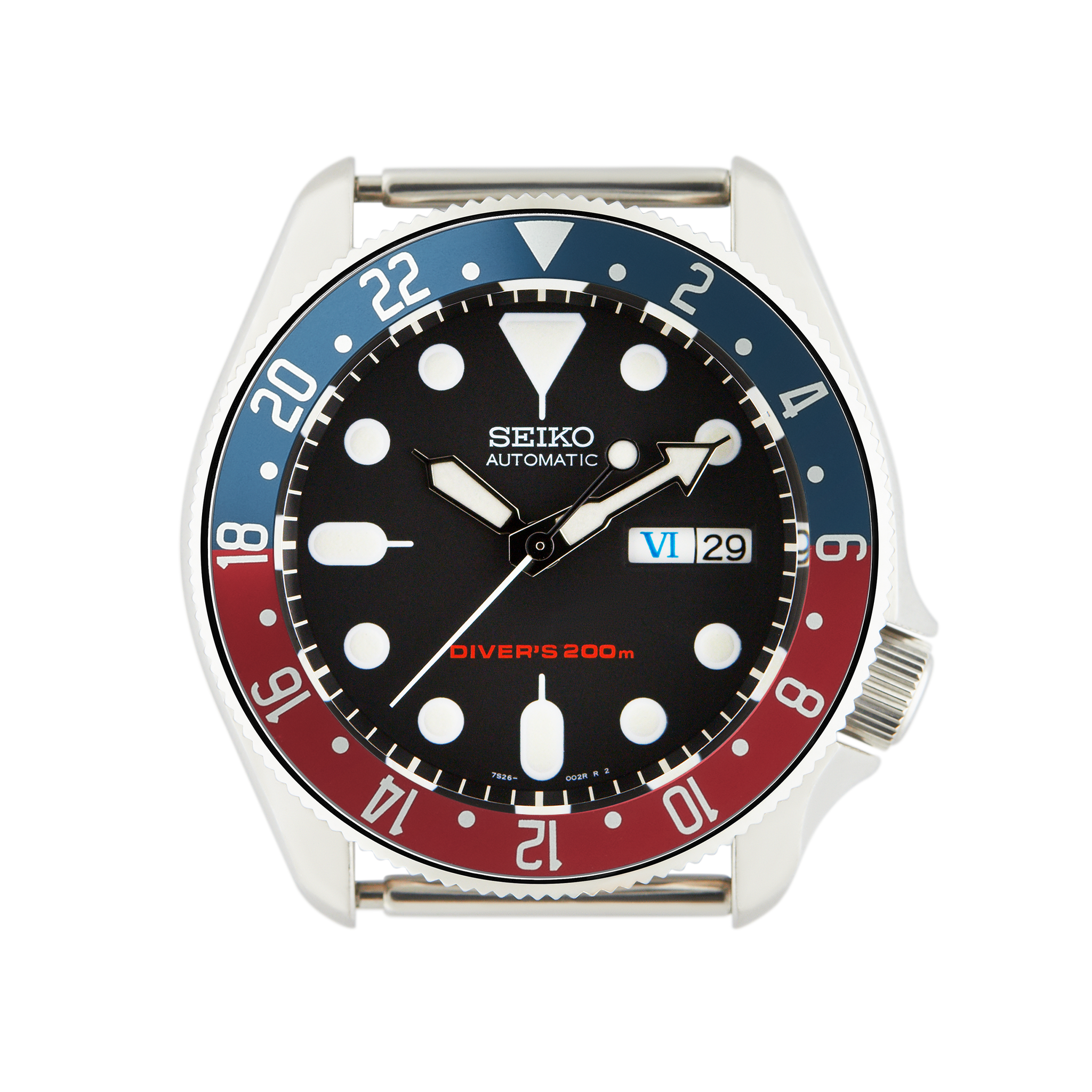 Seiko Watches Seiko Snz15k1 Black/Red Bezel Insert For Seiko Sea