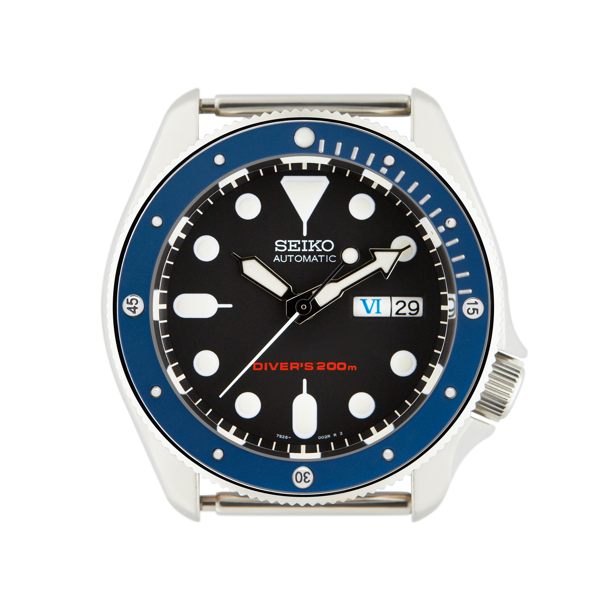 SKX007 SRPD Steel Bezel Insert Nautical Blue namokiMODS