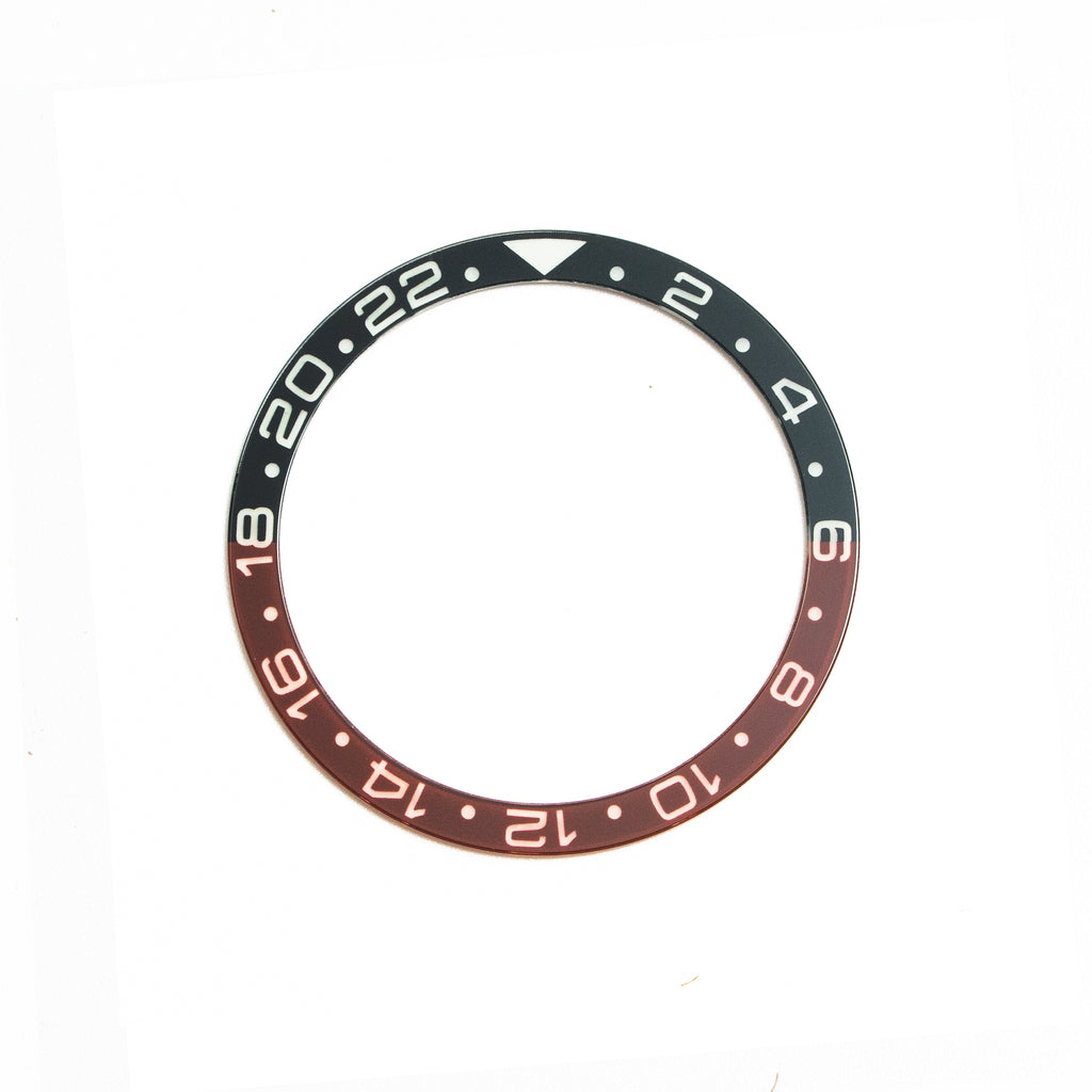 SKX007/SRPD Lumed Sapphire Bezel Insert: GMT Style Coke