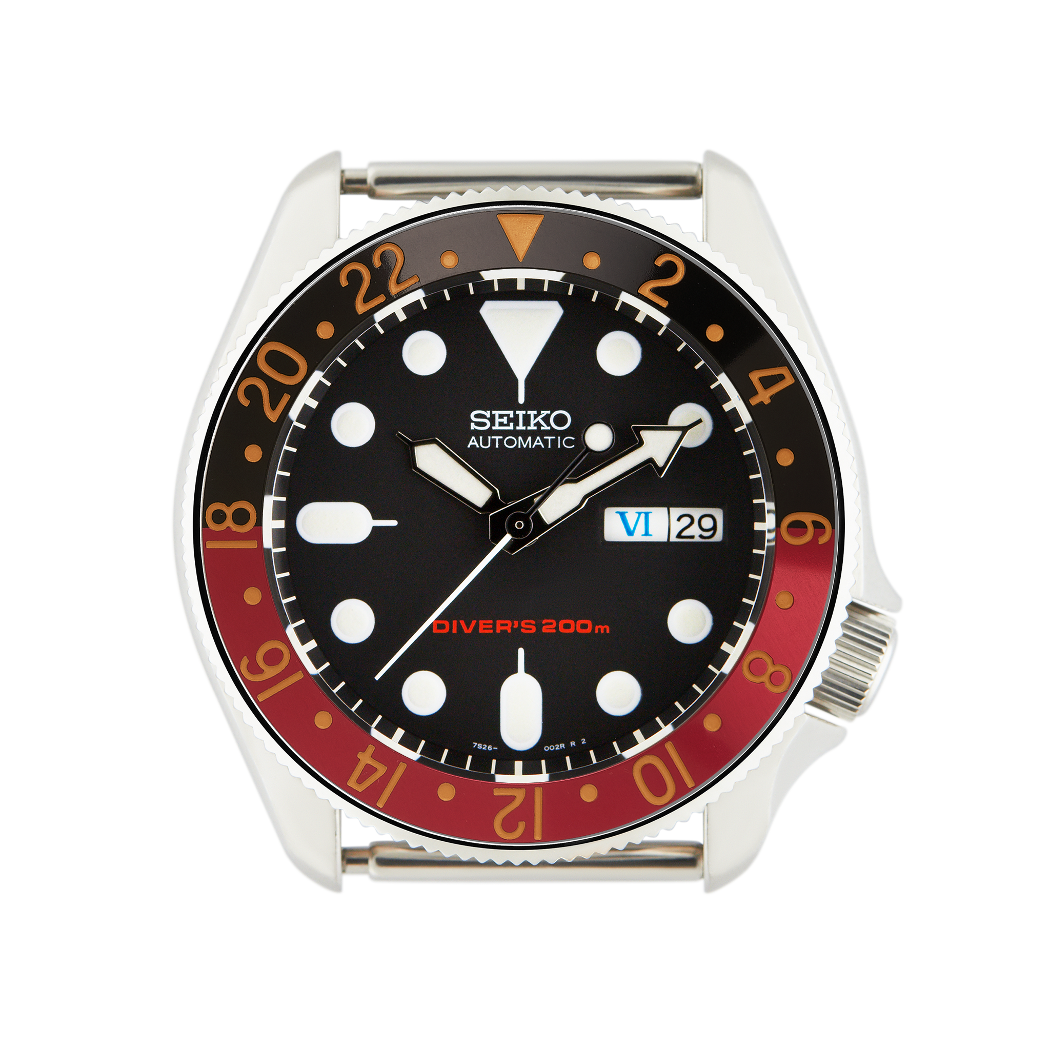 SKX007/SRPD Aluminium Bezel Insert: Vintage GMT Style Coke