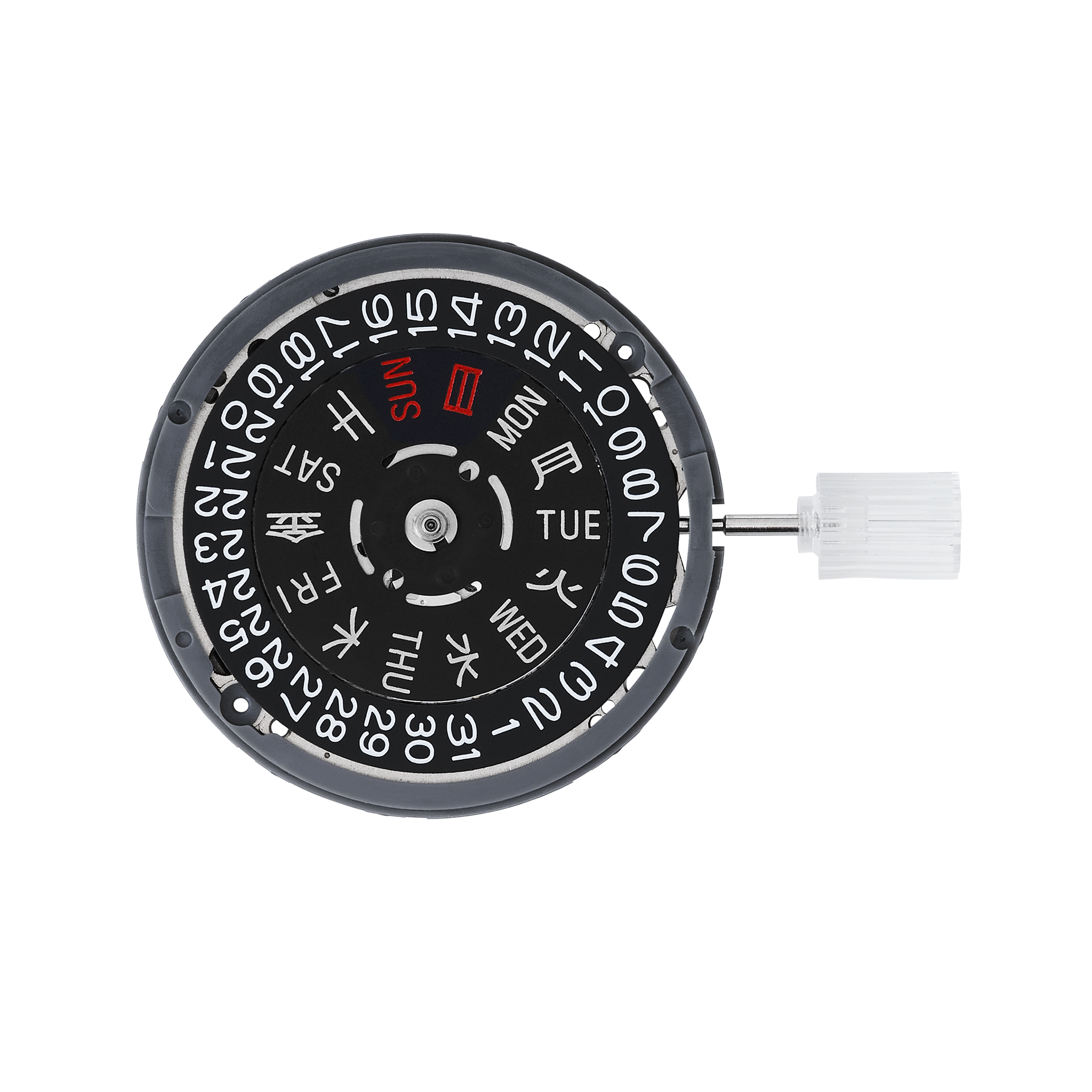 SEIKO MOD GS 黒樺文字盤 NH36 自動巻き Seiko (SII/TMI) NH36A Automatic Movement (Kanji Black) – namokiMODS