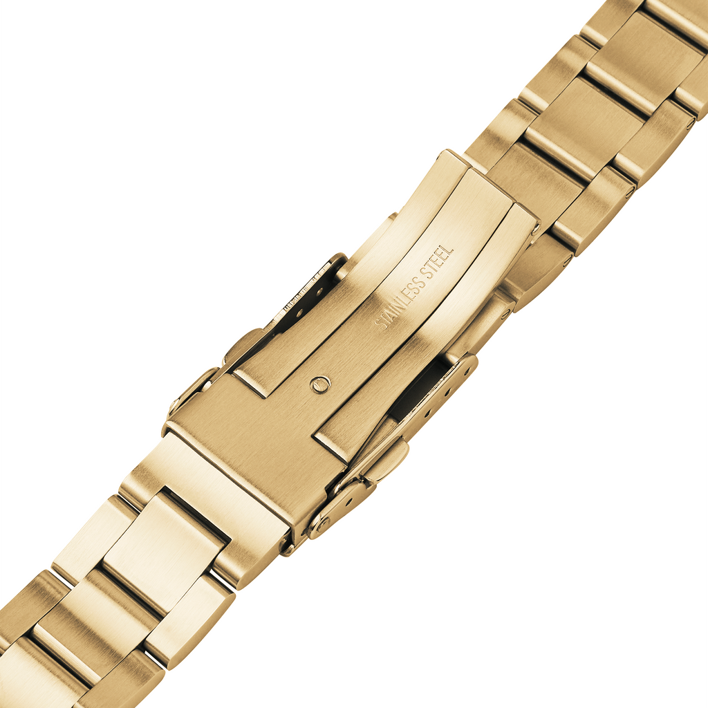 SRPE Watch Bracelet: Oyster Gold Brushed Finish