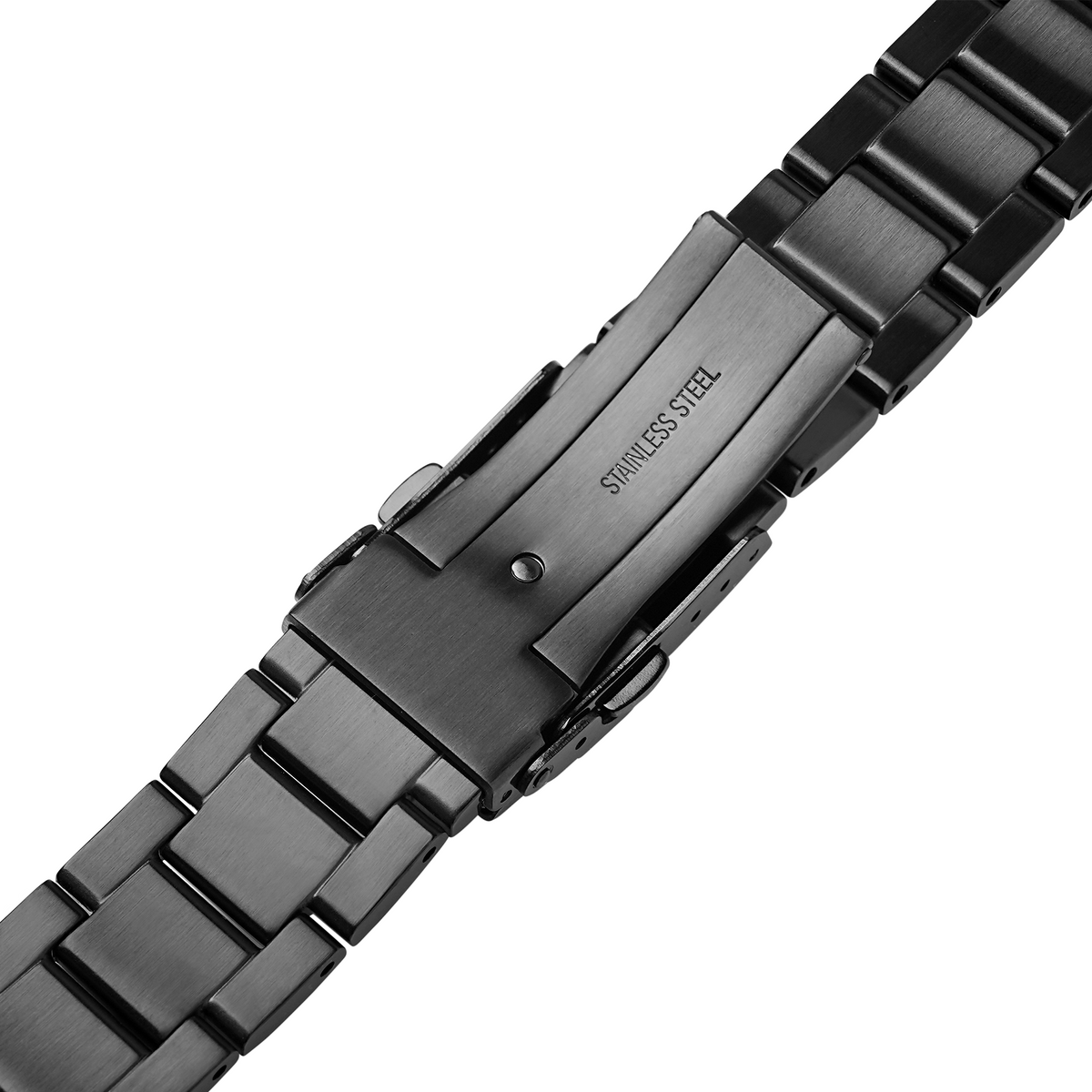 Sumo Watch Bracelet: Three-Piece Brushed Black Finish – namokiMODS