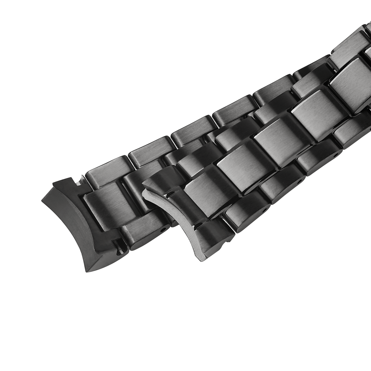 Sumo Watch Bracelet: Three-Piece Brushed Black Finish – namokiMODS