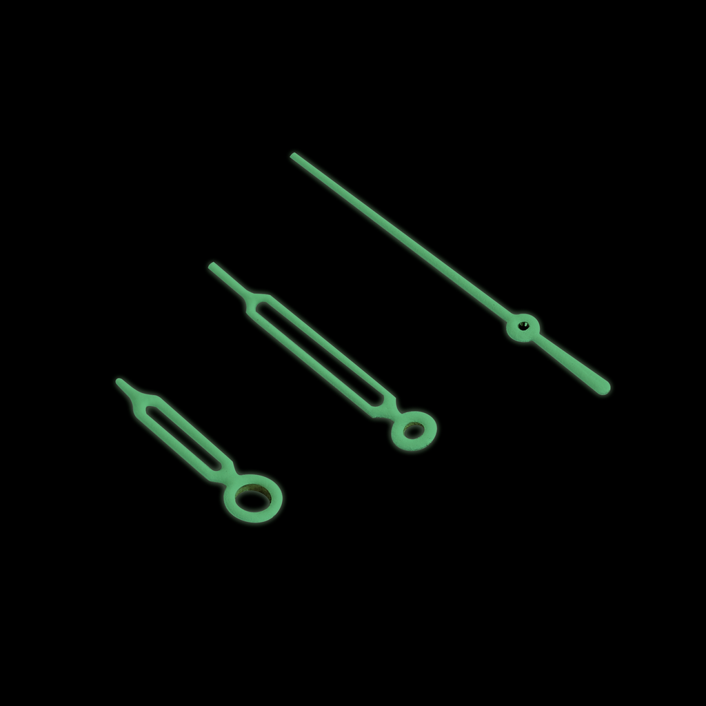 Watch Hands: Syringe Skeleton Finish