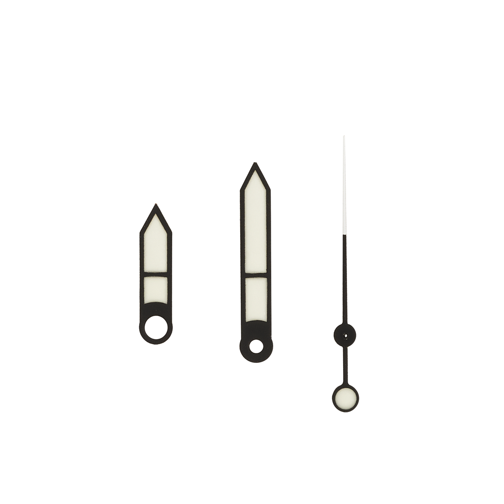 Watch Hands: Vector Black