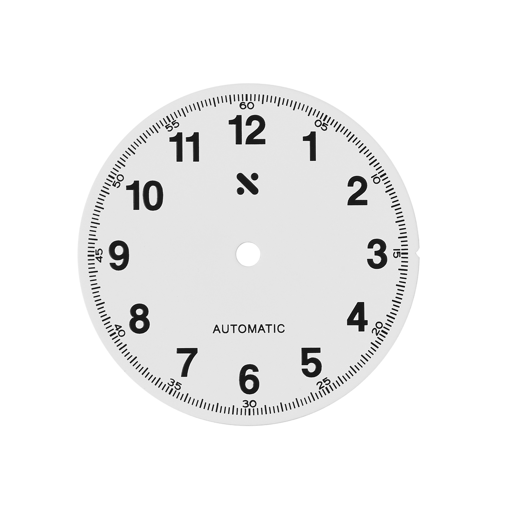 Watch Dial 107 Minimal Tool Dial White NamokiMODS watch-dial-107-minimal-tool-dial-white-namokimods