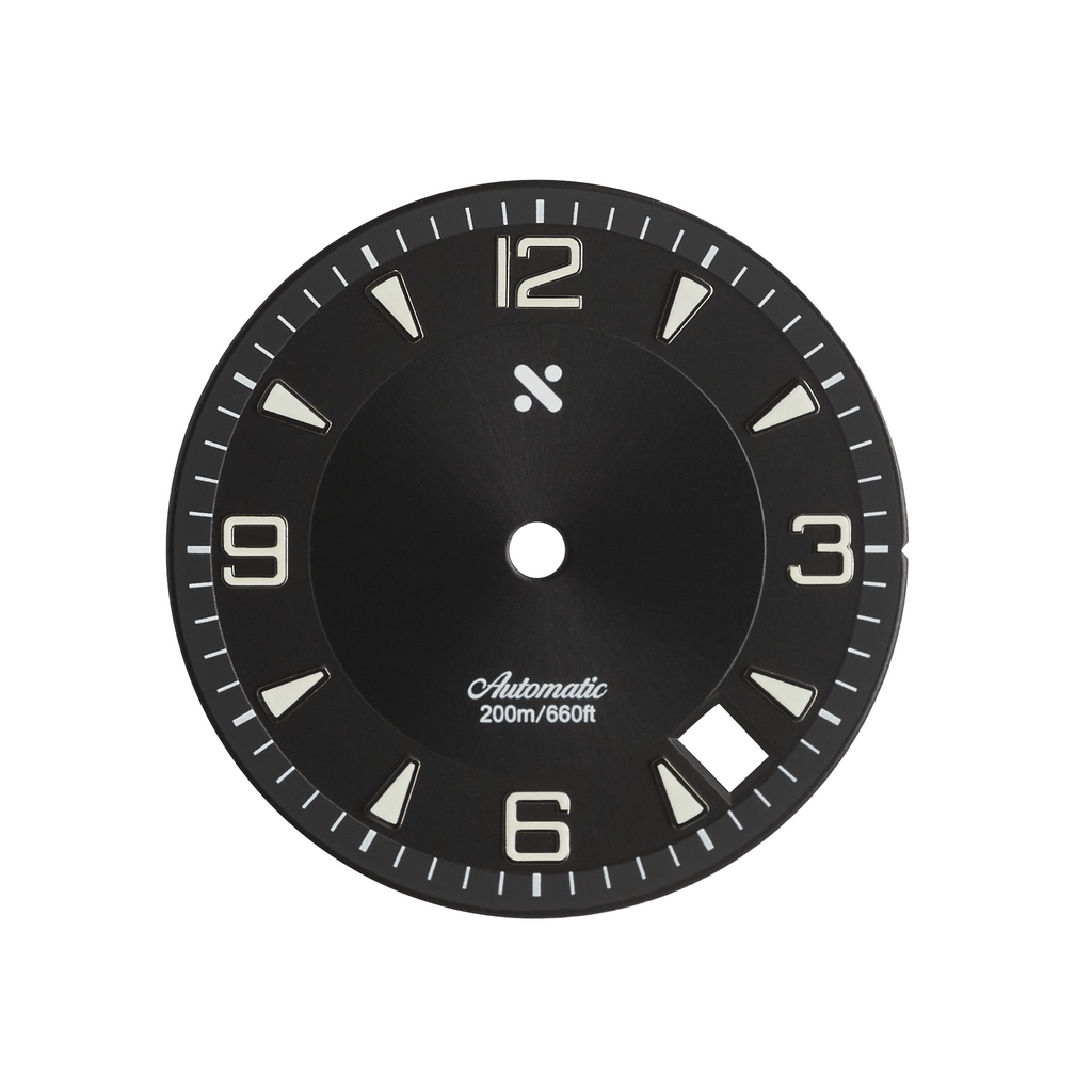 Watch Dial: Fathoms Black/Silver