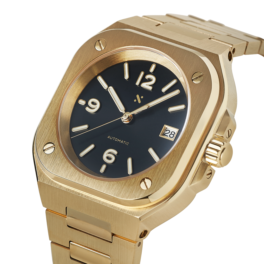 NMK13 Automatic Sport Watch: B&R Mk 2 Gold