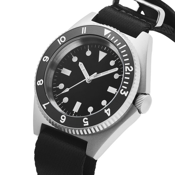 w1ld ノマド NMK19 Automatic Field Watch: Milspec Type I Sandblasted – namokiMODS