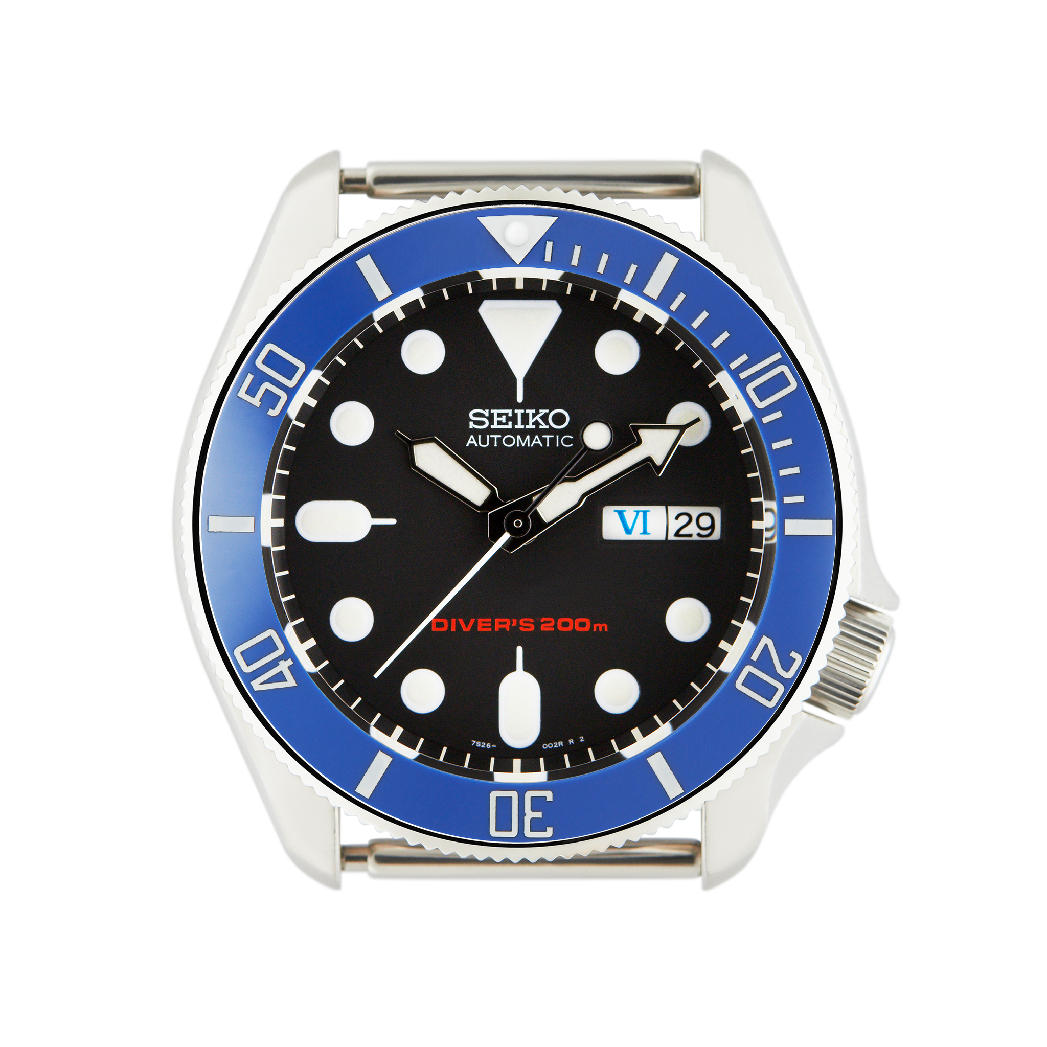 SKX007 Ceramic Bezel Insert: Sub style Blue/White namokiMODS