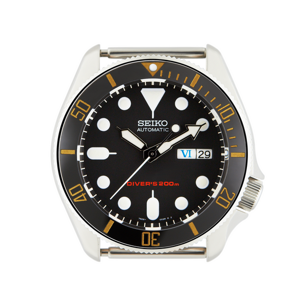SKX007 Ceramic Bezel Insert: Sub style Black/Gold | namokiMODS