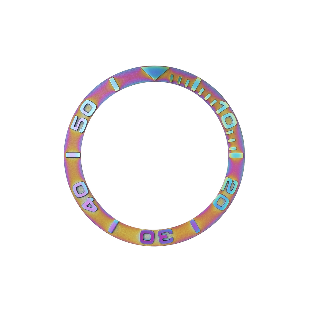 SKX007/SRPD Ceramic Bezel Insert: YM style Rainbow
