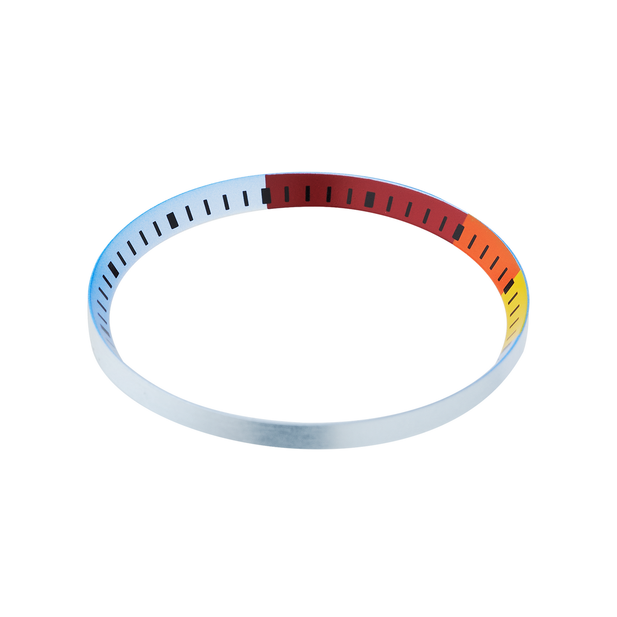 SKX007/SRPD Chapter Ring: Multi-Colour Finish with Black Markers ...