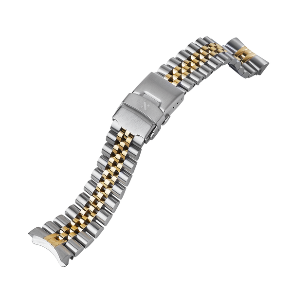 SKX SRPD Uhr Armband Jubilaums Zweifarbige Gold Finish namokiMODS