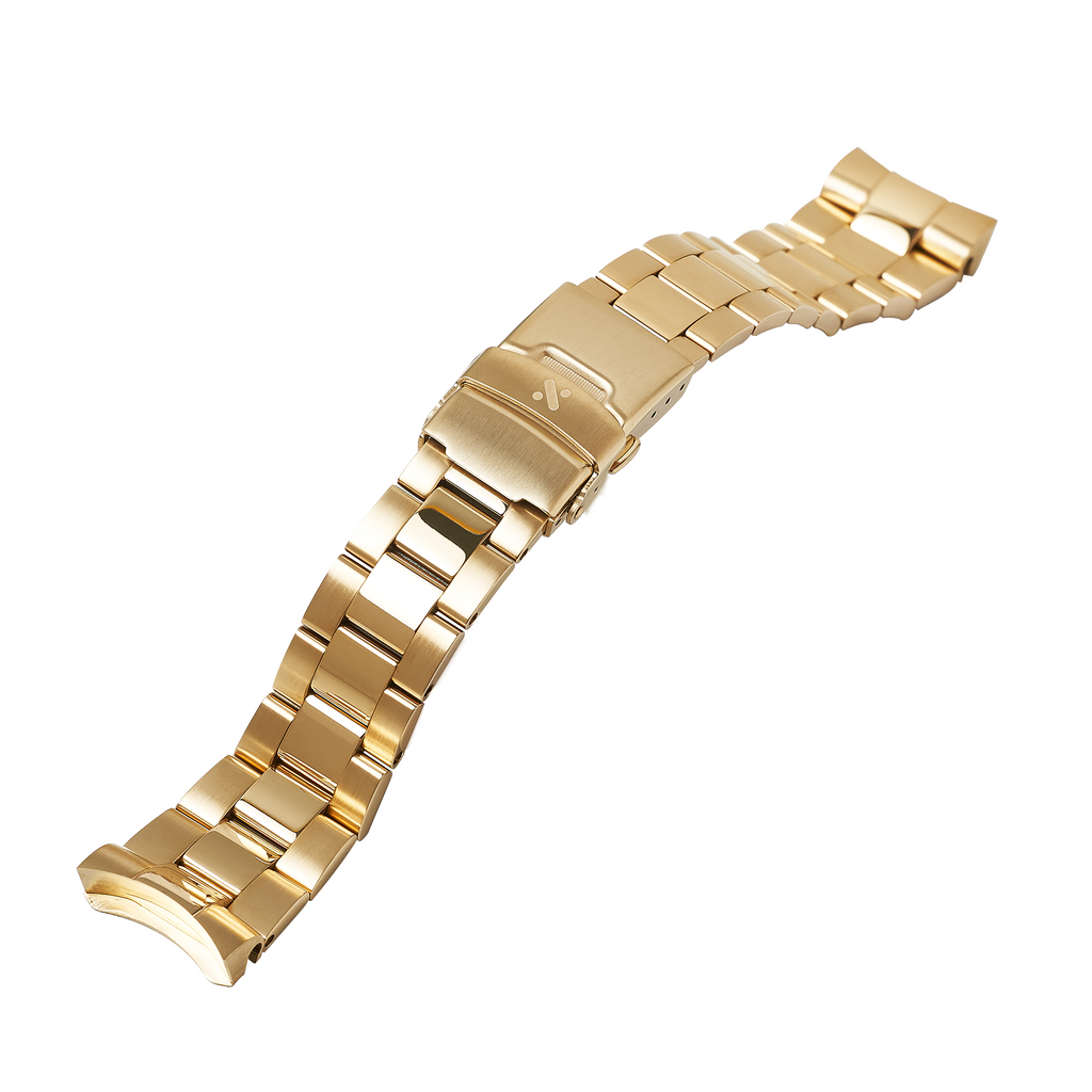 SKX/SRPD Watch Bracelet: Oyster Gold Brushed Finish