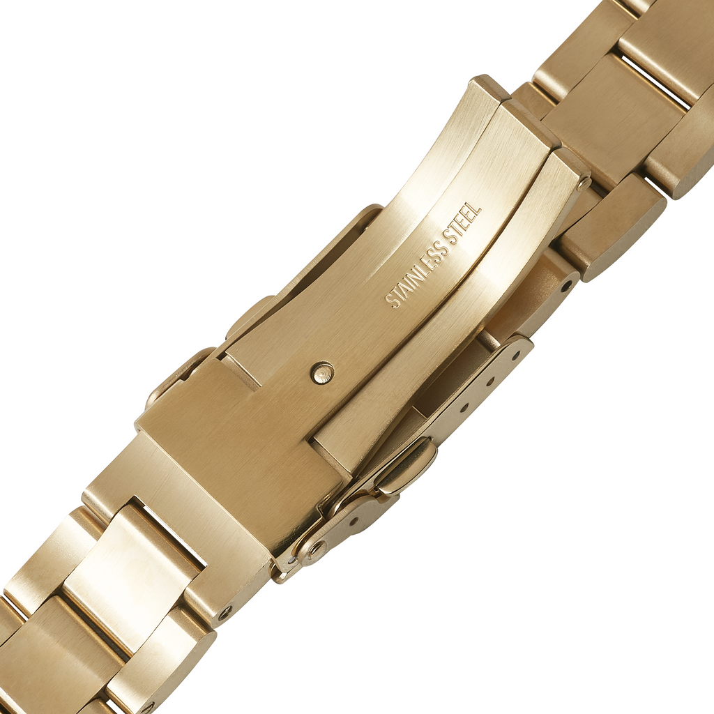 NMK926 Nautilus Watch Bracelet: Oyster Gold Brushed Finish