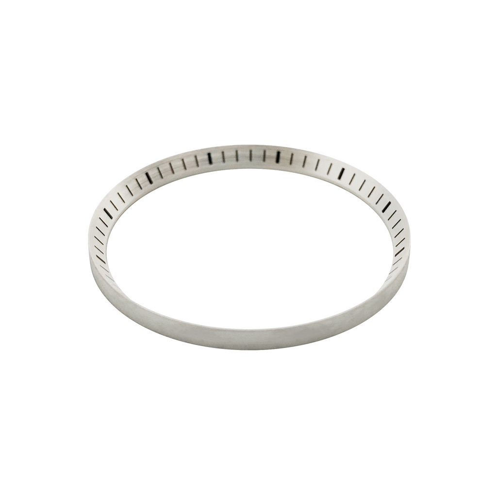 SKX Chapter Ring: Matte Silver Finish with Markers for SKX007, SKX009