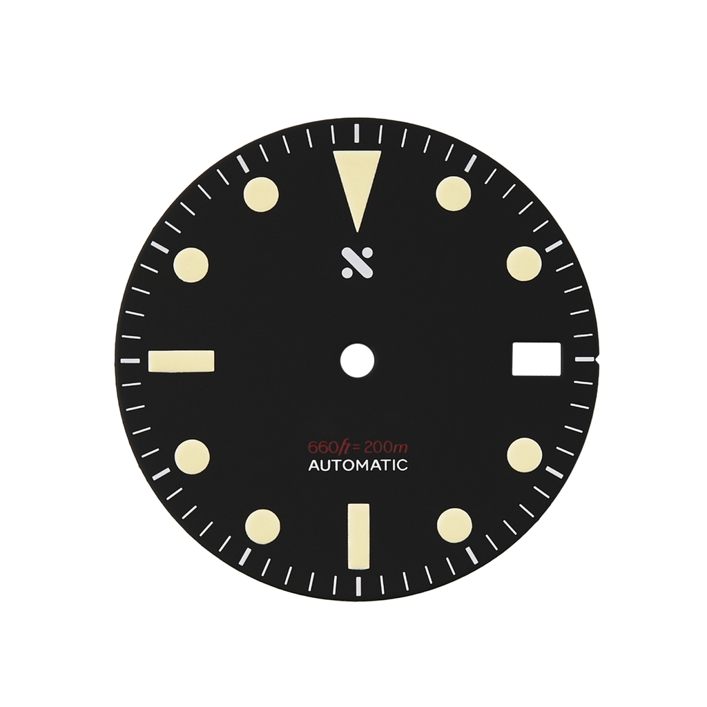 Watch Dial: Vintage Divemaster Black (Date Only)