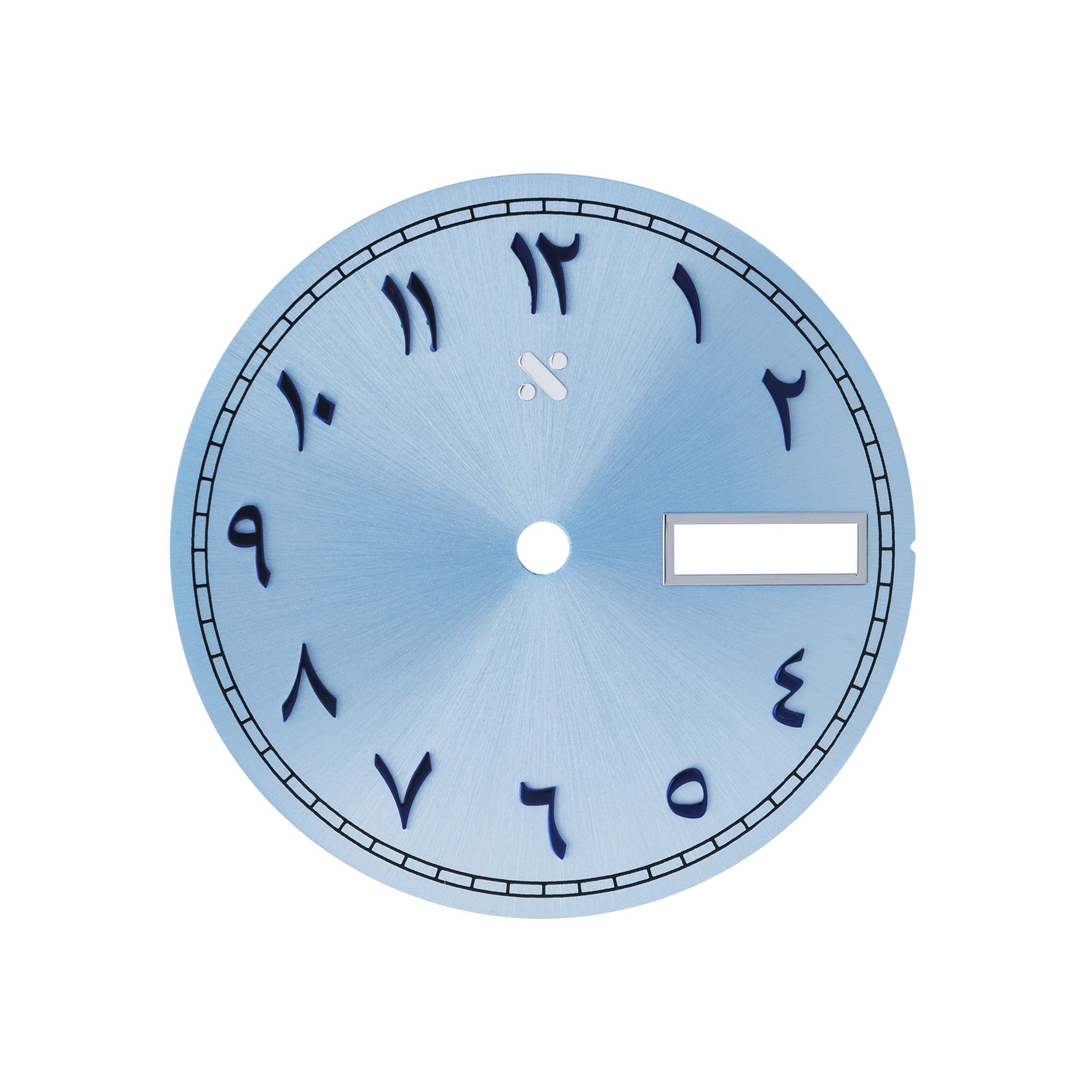 Watch Dial: Arabic Sunburst Sky Blue Finish namokiMODS