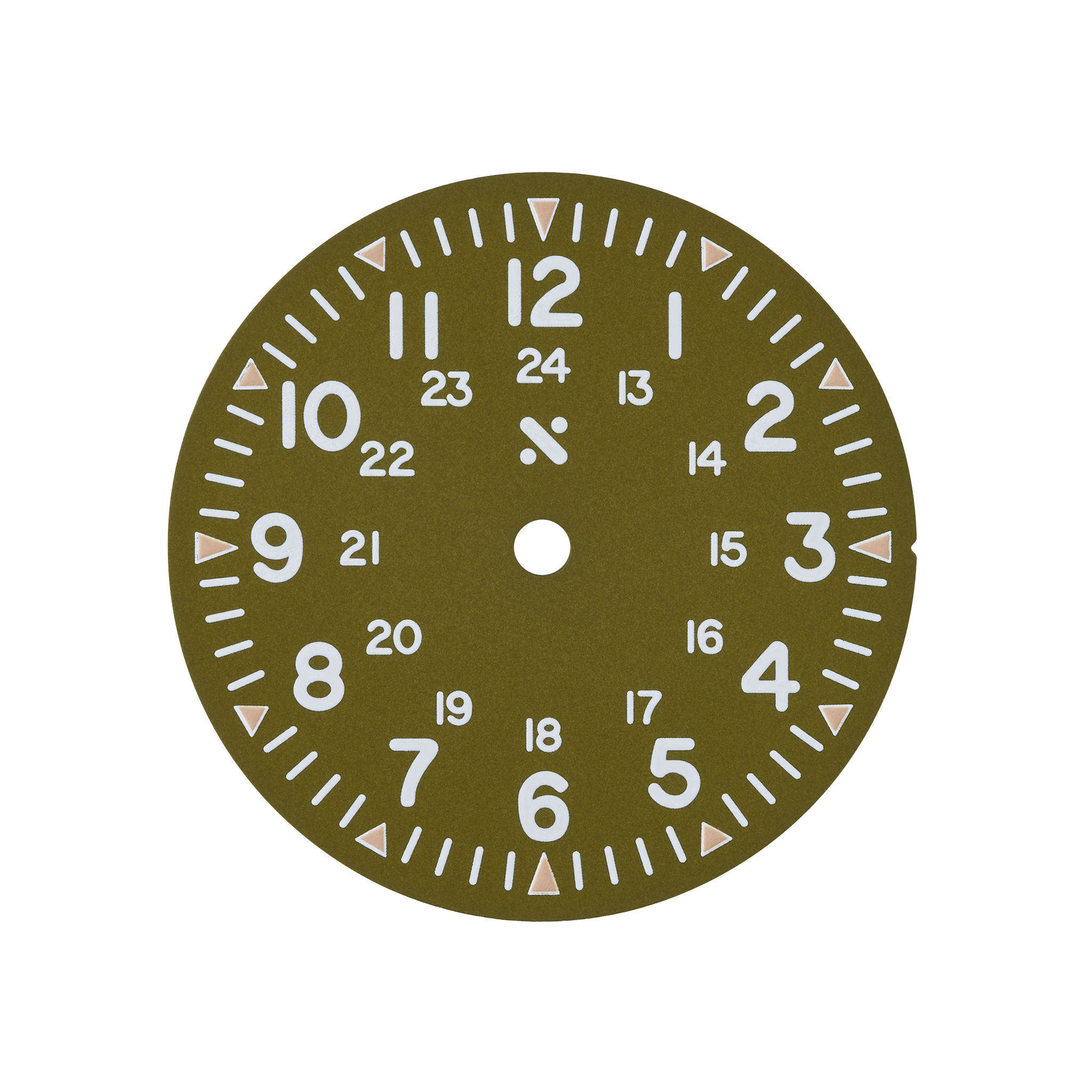 Watch Dial: Khaki Field Olive Green namokiMODS1
