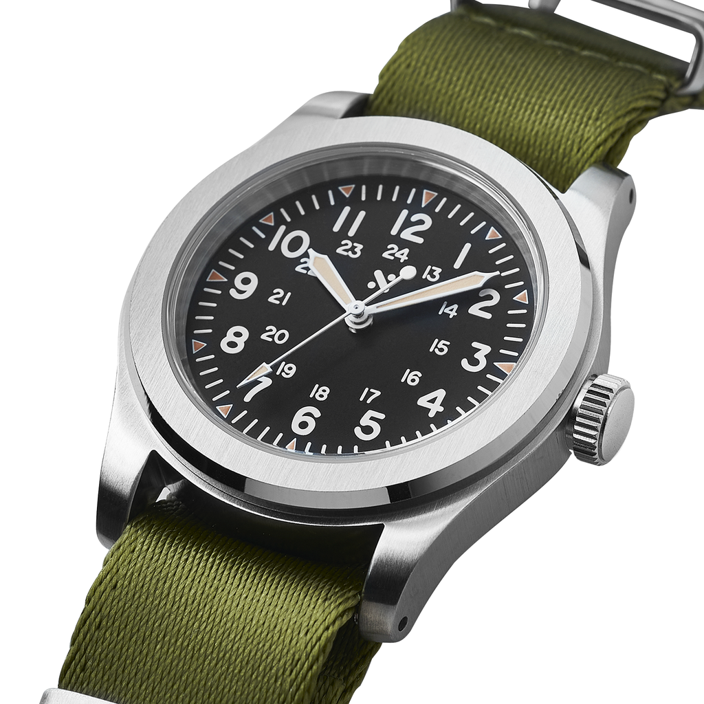NMK-WK01 DIY Watchmaking Kit: Khaki Field Watch