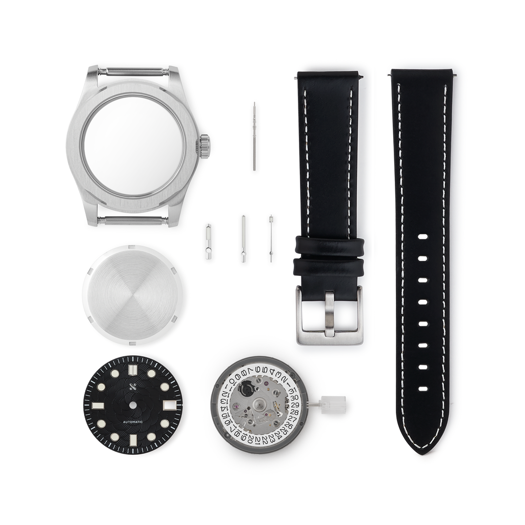 NMK-WK06 DIY Watchmaking Kit: Sakura Dress Tool Black