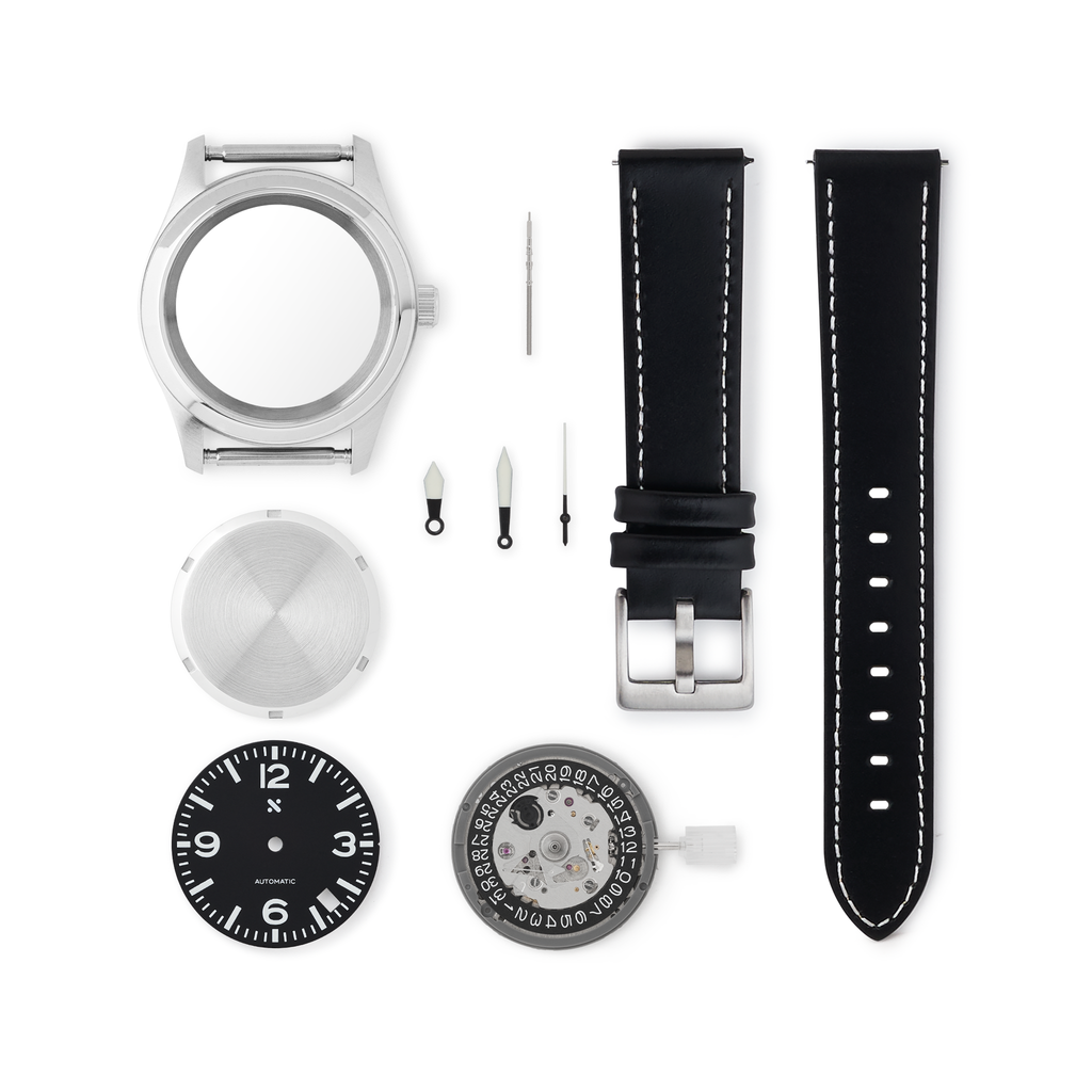 NMK-WK07 DIY Watchmaking Kit: Spork Pilot Watch