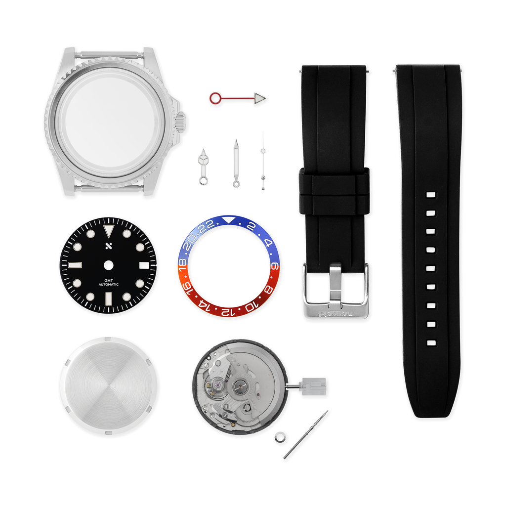 NMK-WK09 DIY Watchmaking Kit: GMT Watch