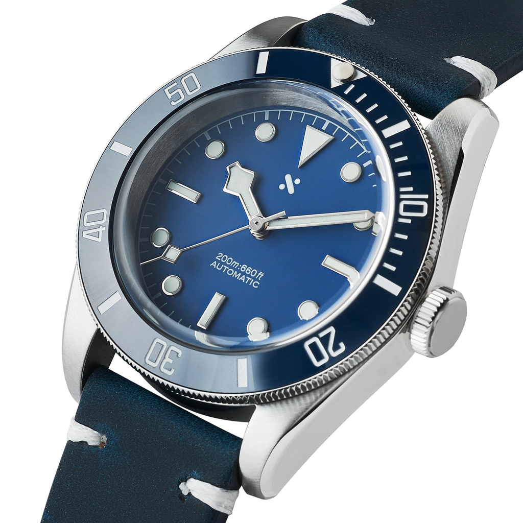 NMK12 Automatic Dive Watch: Fifty-Eight Navy Blue