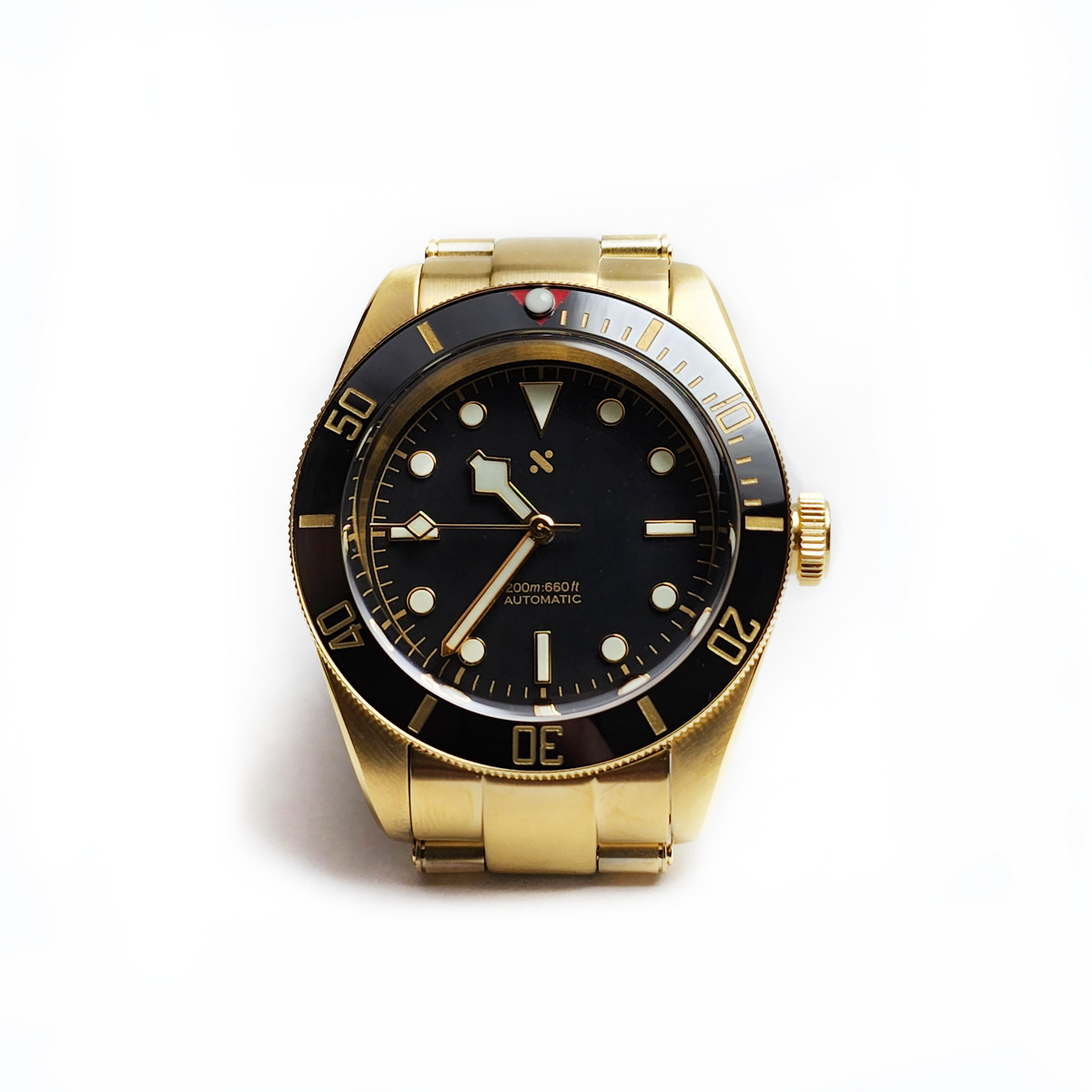 NMK939 Fifty-Eight SKX007/SPRD Watch Case Bundle: Gold Finish