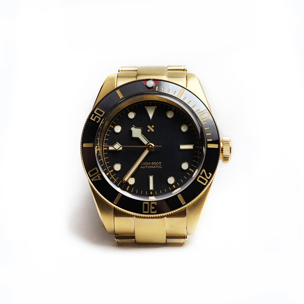 NMK939 Fifty-Eight SKX007/SPRD Watch Case Bundle: Gold Finish
