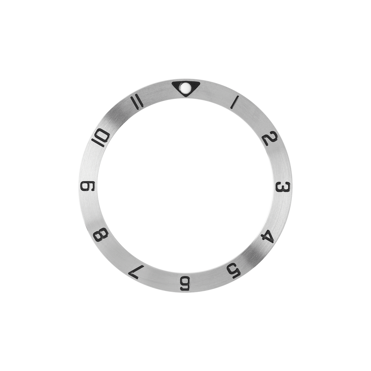 SKX013 Steel Bezel Insert: Dual Time Mk2 Black Triangle | namokiMODS