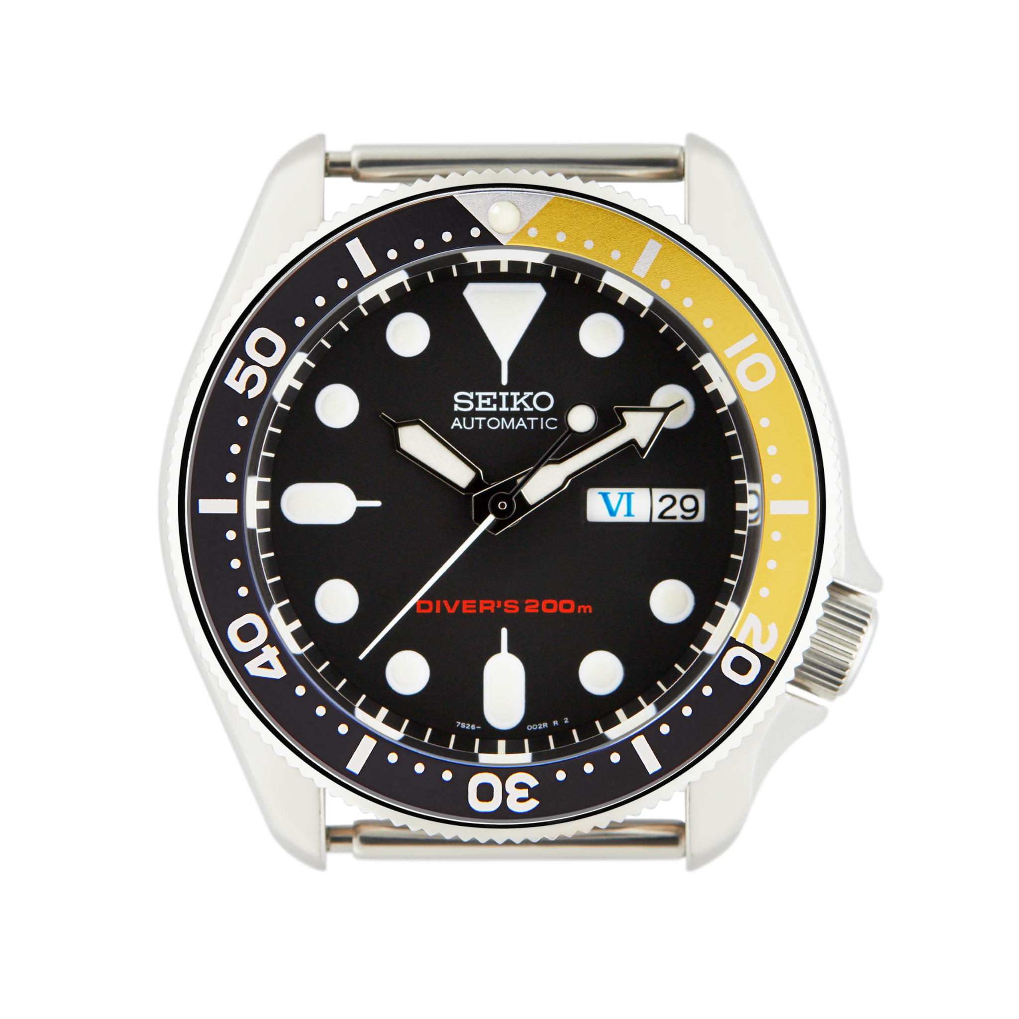 SKX007 Aluminium Bezel Insert SKX007 style Black Yellow Bumblebee namokiMODS